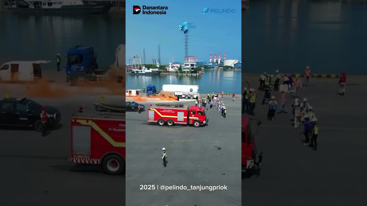 Simulasi Tanggap Darurat di Pelabuhan Tanjung Priok!