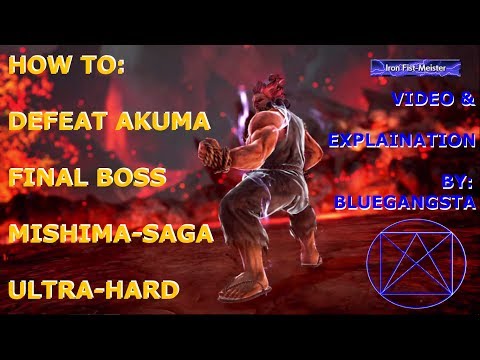 TEKKEN 7 How To: Beat Akuma Ultra Hard Tutorial