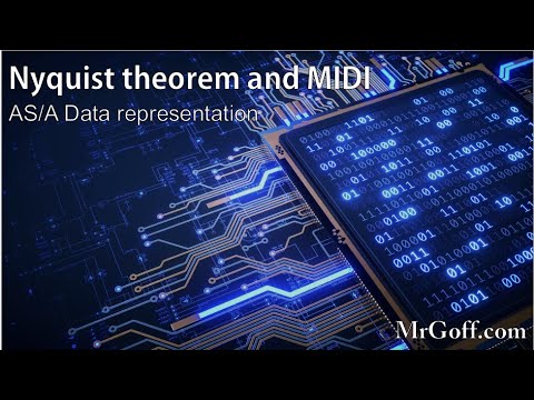 A level Computer Science: Nyquist theorem & MIDI
