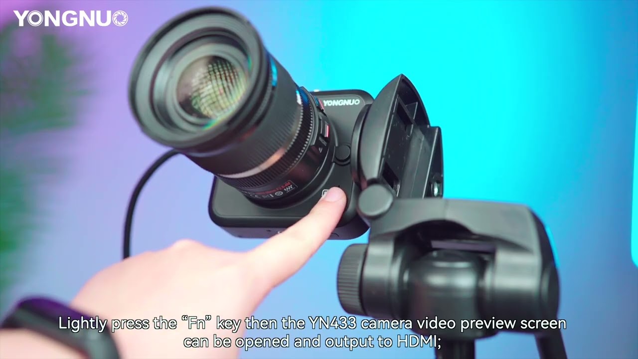Профессиональная видеокамера для прямой трансляции Yongnuo YN433M4/3