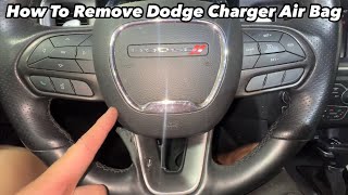 How to remove Dodge Charger / Challenger Steering Wheel Air Bag