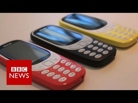 Nokia 3310 mobile phone resurrected at MWC 2017 - BBC News