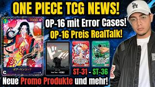 OP-16 Hitrate CHAOS?! JP Display Preise RealTalk + Neue Promos | One Piece TCG News