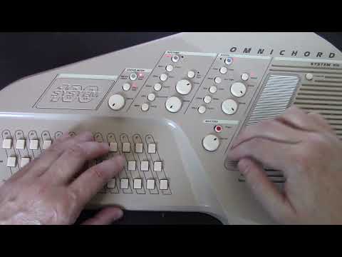 1989 Suzuki Omnichord OM-100 System 100 Electronic Autoharp & Digital Drum Machine With Original Box & Manual Like New image 5