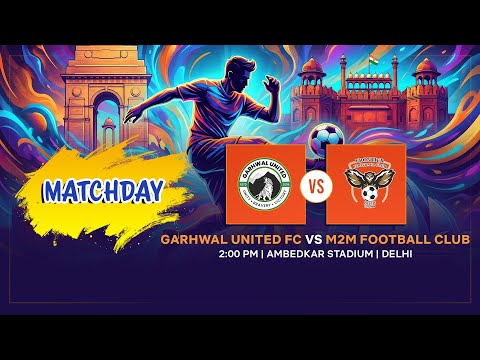 GARHWAL UNITED FC VS M2M FOOTBALL CLUB | LIVE Football | DSA Senior Division | 2:00 PM