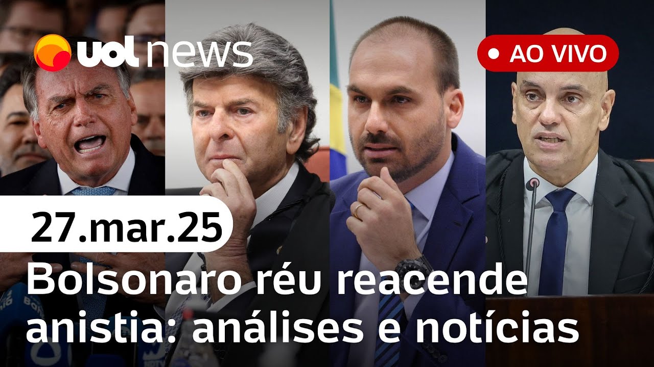Lula reage a Bolsonaro réu; empresas de Eduardo Bolsonaro nos EUA; menino jogado de ponte | UOL News
