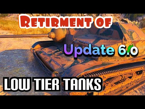 Retirement of Low-Tier Tanks Update 6.0 || World of Tanks Hotwheels Console PS4 XBOX