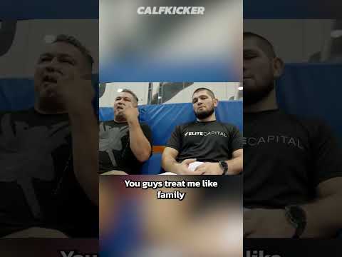 Coach Javier Mendez gets emotional about the love and respect he receives from Khabib's team
