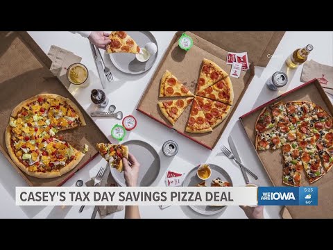 Helping save some dough: Casey's offers tax day savings pizza deal