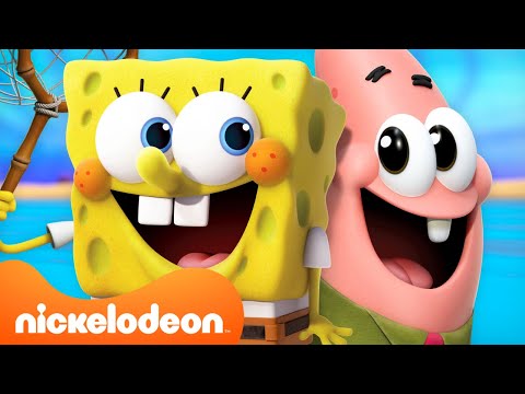 60 MINUTES of SpongeBob & Patrick 💛💖 | Kamp Koral | @Nicktoons