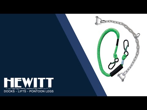 Installation of a Double Clevis Kit on Hewitt Swim Raft