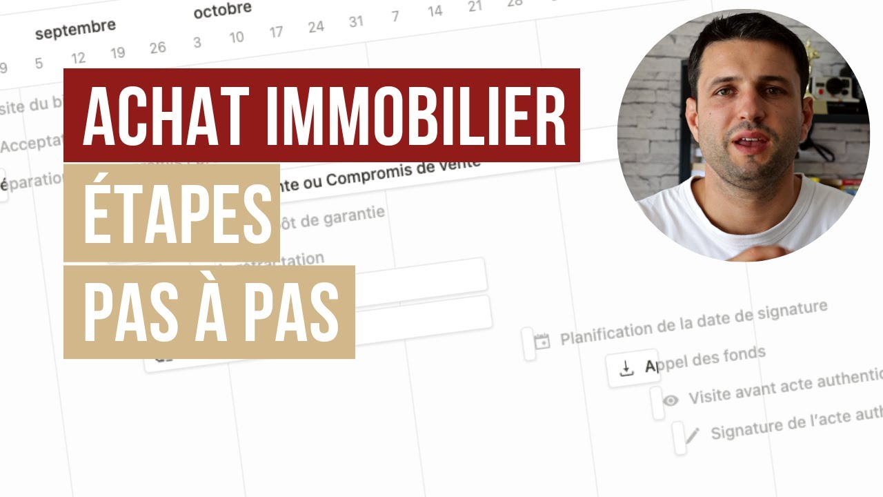 Les étapes d'un achat immobilier