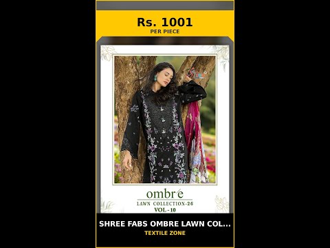 Shree Fabs Ombre Lawn Collection Vol 10 - Chiffon Dupatta – product video thumbnail