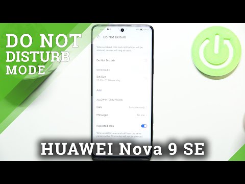 How to Activate Do Not Disturb Mode on HUAWEI Nova 9 SE - Set Up DND Mode