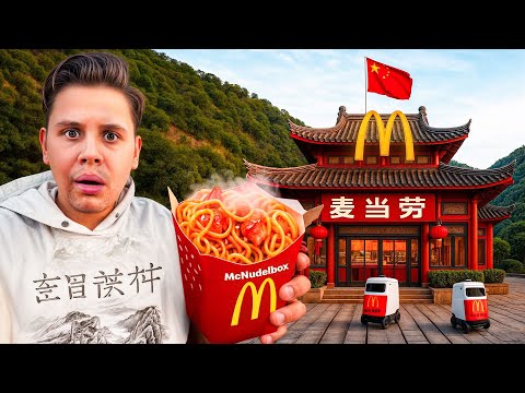 McDonald’s in China is CRAZY DIFFERENT 😮 – with a German burger 🍔