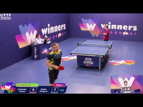 WINners CUP table 1 02.10 Gubenko Artem - Siedin Vladimir 21:30
