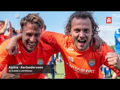 Samenvatting kampioenswedstrijd Alphia - Aarlanderveen (zaterdag 4 juni)