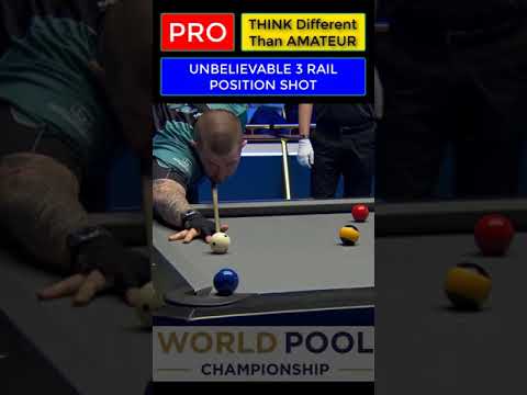 PRO Think Different Than Amateur - Unbelievable 3 Rail Position Shot | Jayson Shaw #shorts