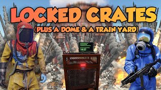 Checking out locked crates, Dome & Train Yard for the first time