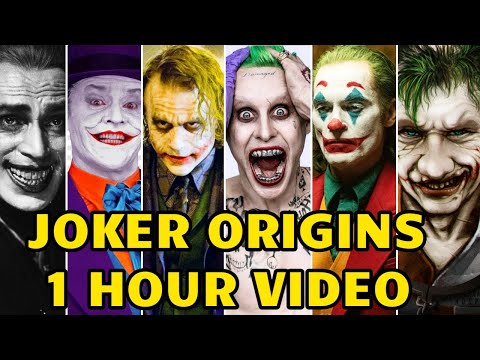 Joker Origins - Mega 1 Hour Joker Video Will Take You On A Historic Ride From 1928 To Now!