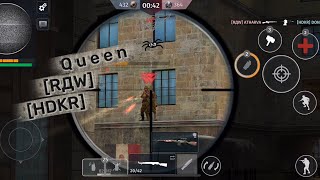 ww2 battle combat || 3 v 3🩸[RДW]🩸[HDKR] 😈Q u e e n