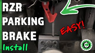 RZR PARKING BRAKE INSTALL  • EASY • Give yourself peace of mind knowing your machine is more secure!