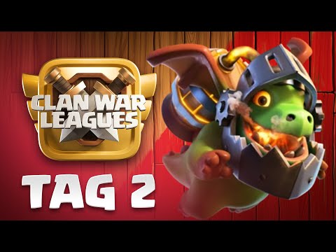 Clankriegsliga von Champion bis Kristall in 4 Clans | Clash of Clans deutsch