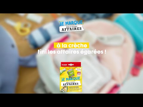 Préparez la rentrée en crèche de votre petit(e) avec Je marque mes p’tites affaires ! 🧸🍼