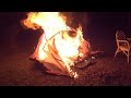 WE SET GRANDPA'S TENT ON FIRE!!! WE SET GRANDPA'S TENT ON FIRE!!!
