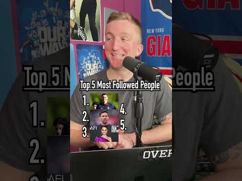 Guessing the TOP 5 MOST FOLLOWED PEOPLE on Instagram! #shorts