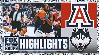 Download lagu No. 4 Arizona Wildcats vs. No. 3 UConn Huskies Highlights | FOX College Hoops mp3