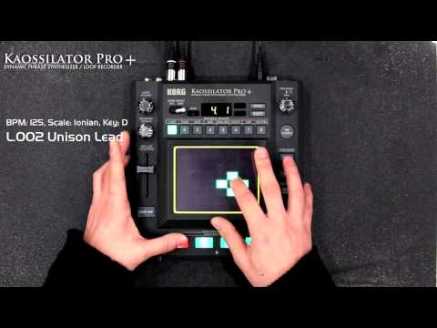 Korg Kaossilator Pro+: Performance Video