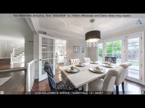 Priced at $2,295,000 - 1026 Hollenbeck Avenue, Sunnyvale, CA 94087
