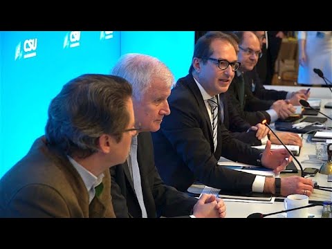 Winter retreat: CSU wants grand coalition with SPD