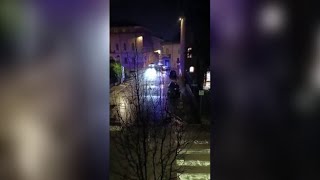 Cotignola, l'annuncio dell'evacuazione della popolazione in atto