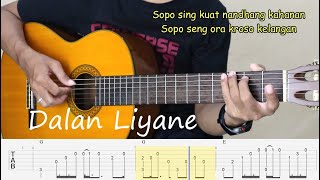 Download lagu Dalan Liyane - Fingerstyle Guitar Tutorial TAB. mp3