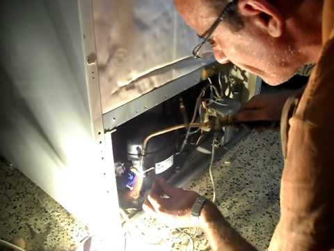 comment remplir du gaz dans un frigo