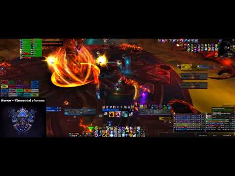 Overcoming VS Aggramar Mythic - Elemental Shaman PoV