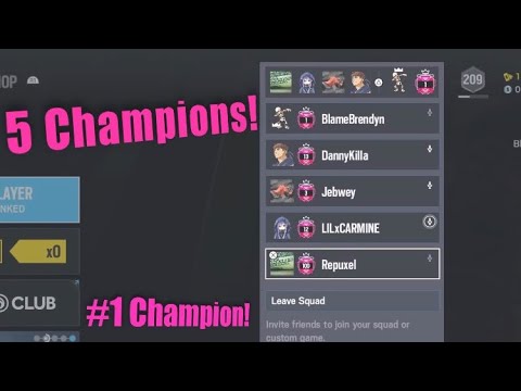 5 CHAMPION SQUAD IN OPERATION SHIFTING TIDES - #1 CHAMPION - Rainbow Six Siege