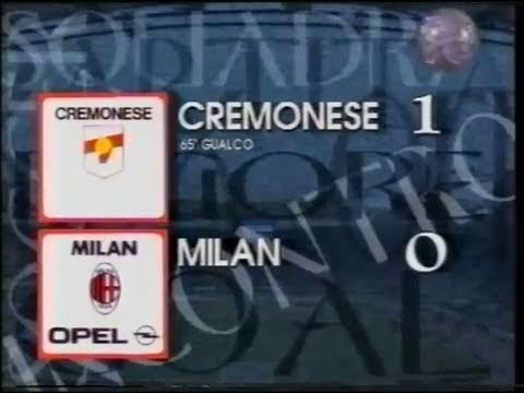 1994-95 (4a - 25-09-1994) Cremonese-Milan 1-0 [Gualco] Gol 90°Minuto Rai