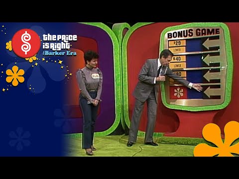 Contestant Nearly Makes a Clean Sweep While Playing Bonus Game | The Price Is Right 1983