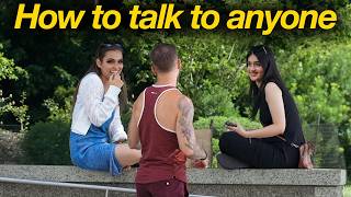 how I manage to start a conversation with anyone