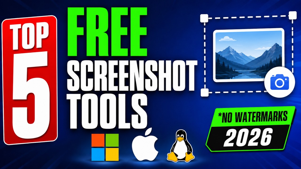 Top 5 Best FREE SCREENSHOT Software (2026)