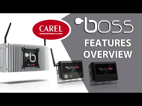 CAREL boss - Main features overview