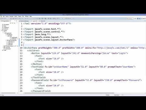 JavaFx Tutorial For Beginners 10   Create Login Application