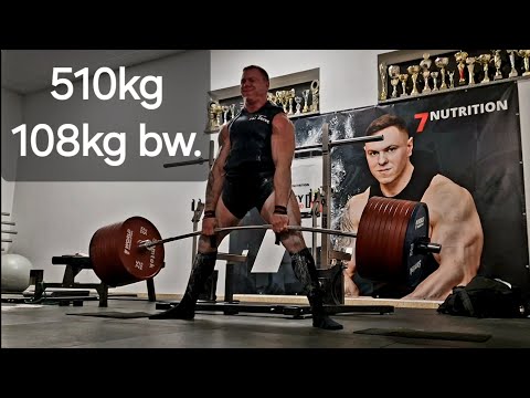 Krzysztof Wierzbicki 510kg treningowy PR