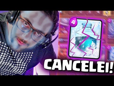 NUNCA MAIS VOU USAR O GELO NO MEU DECK! CLASH ROYALE