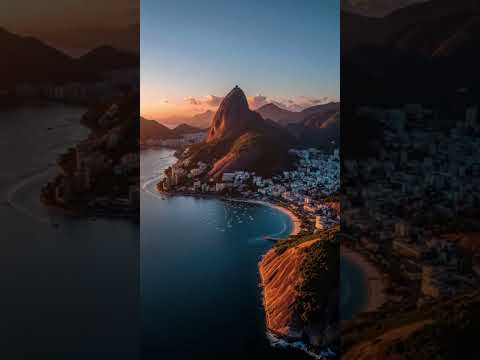Rio de Janeiro in Seconds 🇧🇷 | Beaches, Mountains & City Magic