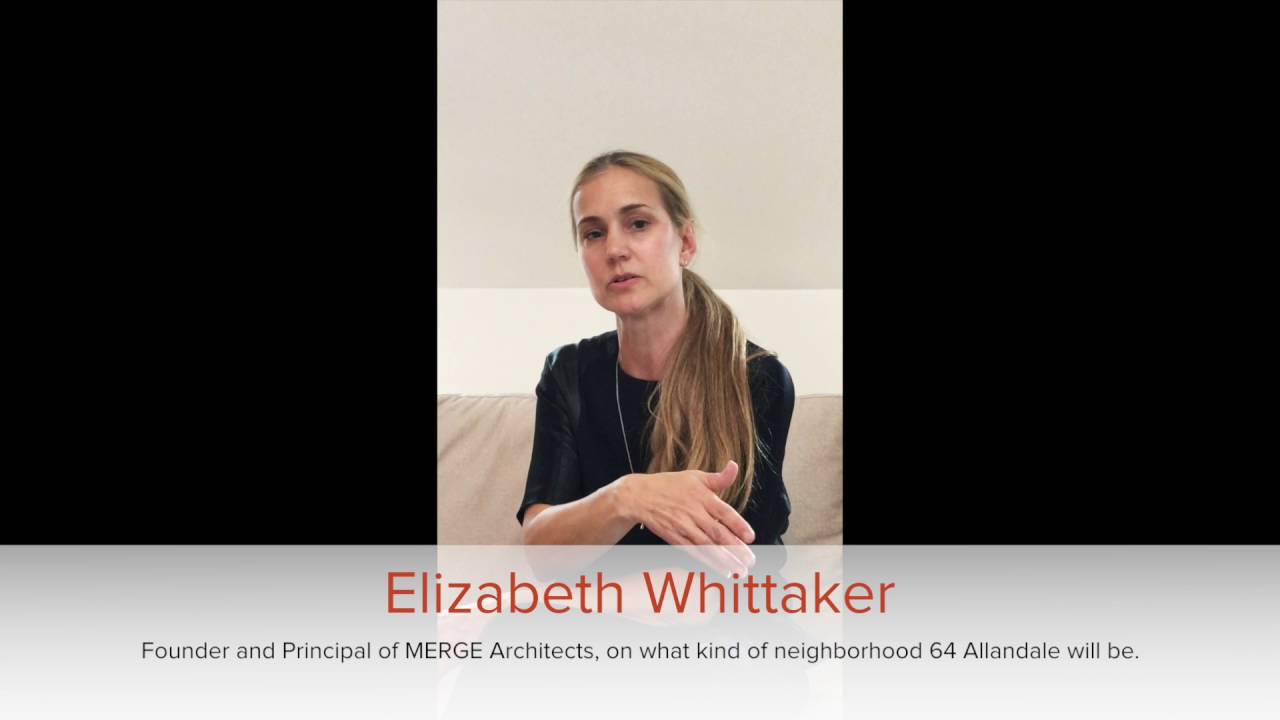 Elizabeth Whittaker, founder and principal of MERGE architects, on our outreach efforts.