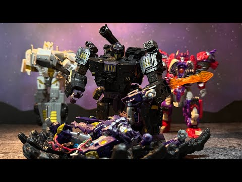 AOTP Megatronus VS Alpha Trion {Transformers Stop Motion Animation}